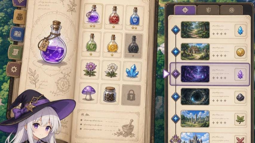 魔女秘药 玩法展示 展示图 3