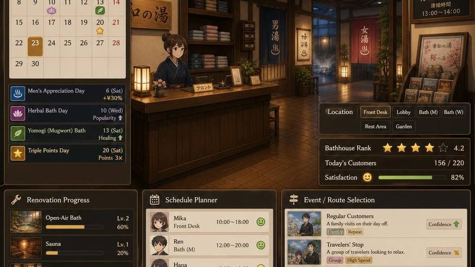 背德浴场 剧情互动 展示图 6