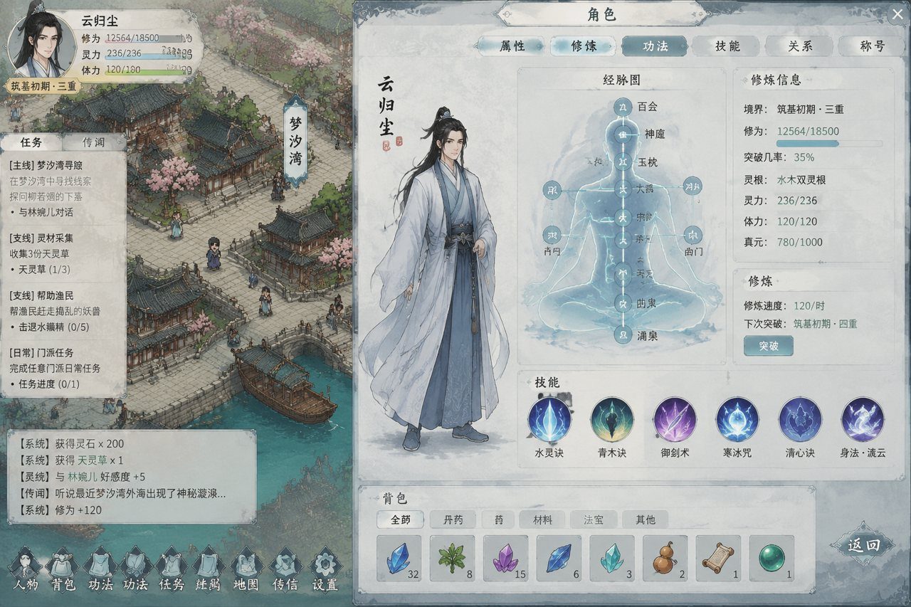 谪仙索欢录 操作界面 内容截图 4