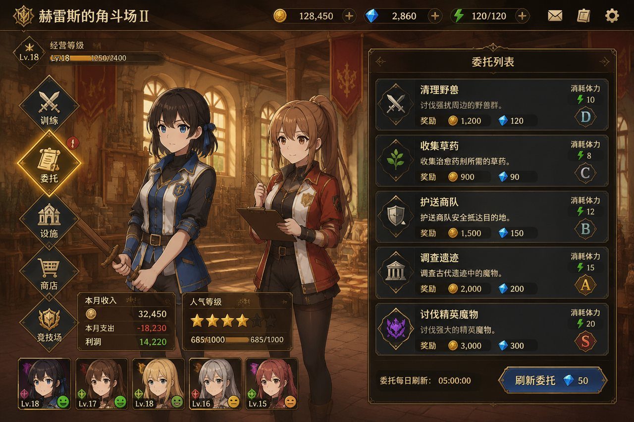 赫雷斯的角斗场Ⅱ 经营养成 专题图 7