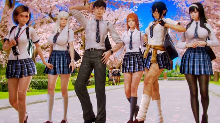 二次元老婆学院插画