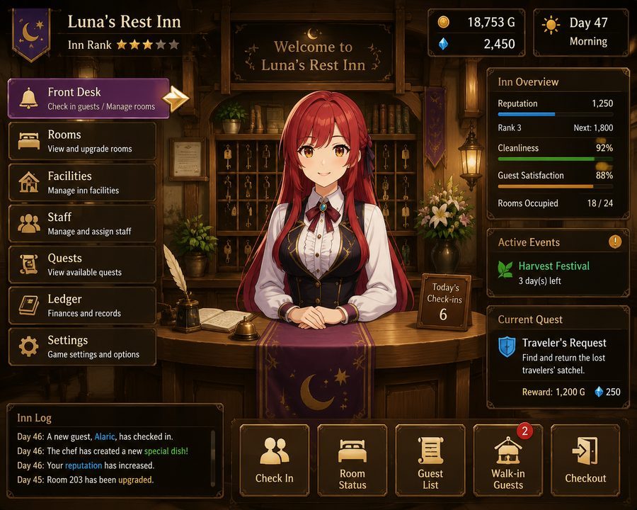 异世界旅馆 中文汉化 资料图 6