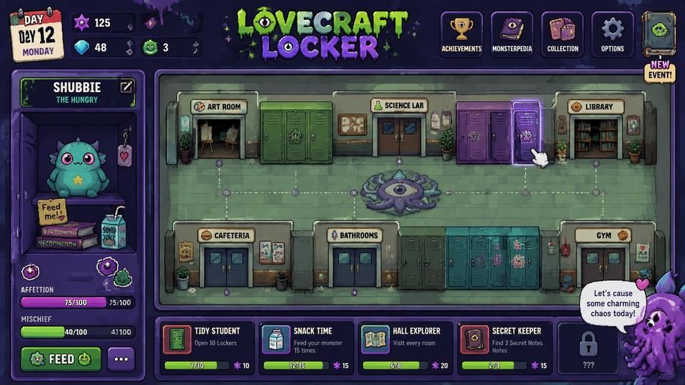 Lovecraft Locker 场景演出 玩法截图 6