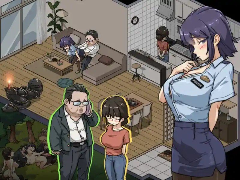 极道无赖EX 女警鮎川光 实机画面 演示图 2