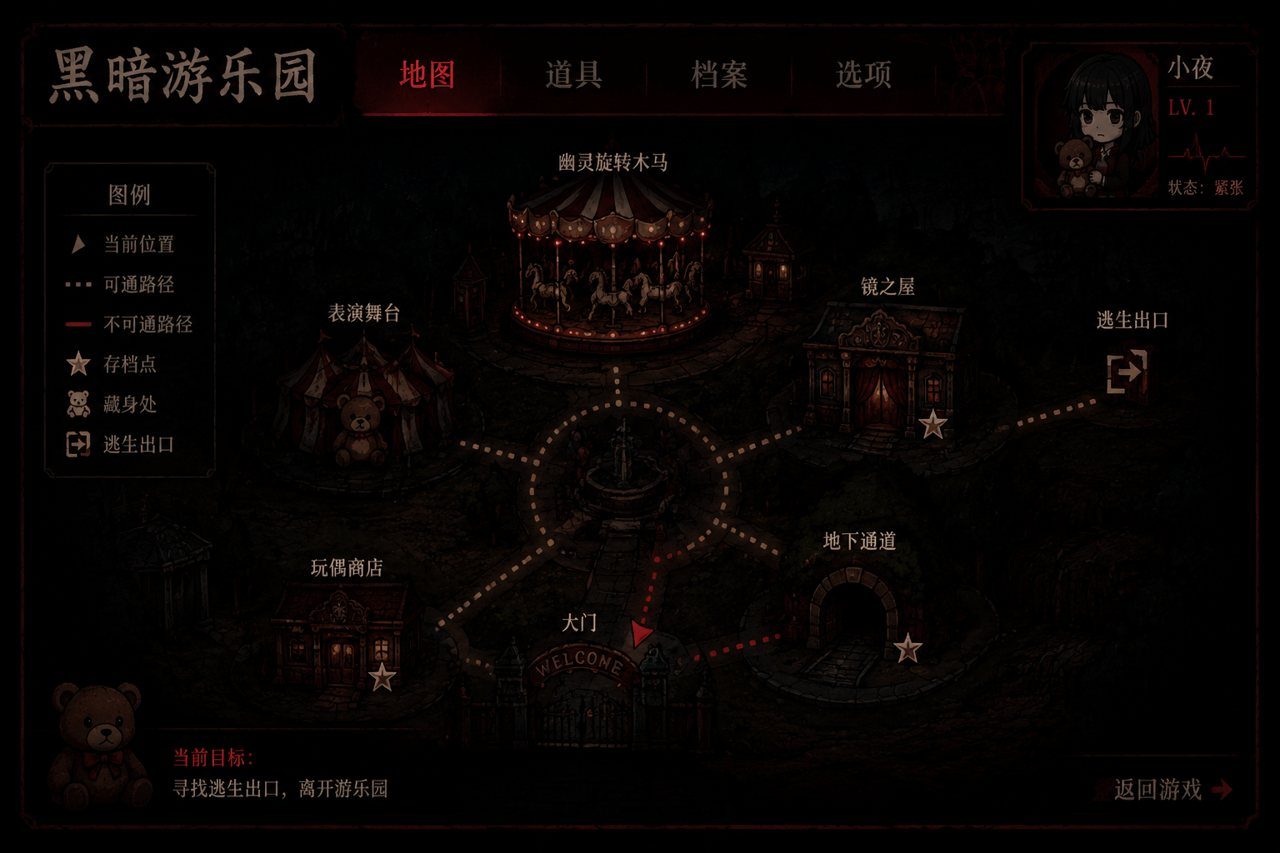 黑暗游乐园 实机画面 场景图 3